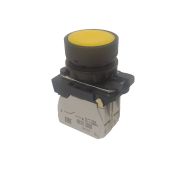KEAZ Кнопка КМЕ4120м-желтый-2но+0нз-цилиндр-IP40-КЭАЗ