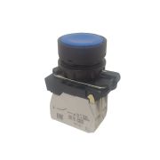 KEAZ Кнопка КМЕ4520мС-синий-2но+0нз-цилиндр-IP54-КЭАЗ
