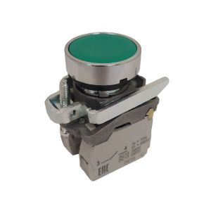 KEAZ Кнопка КМЕ4111мС-зелёный-1но+1нз-цилиндр-IP40-КЭАЗ