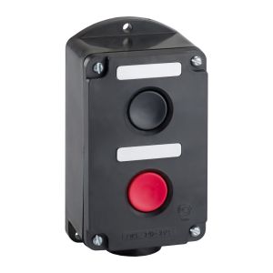 KEAZ Пост кнопочный ПКЕ 212-2-У3-IP40-КЭАЗ (2НО черный 2НЗ красный)