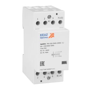 KEAZ Контактор модульный OptiDin MK-100-2540-230AC (L)