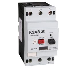 ПРК Пускатели ручные кнопочные на токи до 80А