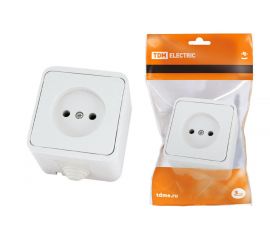 18.02.01 Серия «Орель» IP44 (открытая установка) - цвет белый