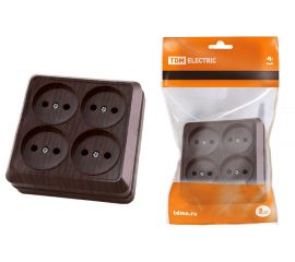 18.01.03 Серия «Ладога» IP20 (открытая установка) «ЭКО» (бук)