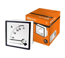 11.02.02 Амперметры А72/96, вольтметры В72/96 стрелочные (квадратный вырез в щитке)