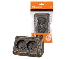 18.01.10 Серия «Ладога» IP20 (открытая установка) - цвет бронза