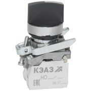 KEAZ Переключатель КПЕ2620РС-черный-2но+0нз-ручка-фикс-3поз-IP65-КЭАЗ