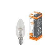 Лампа накаливания «Свеча прозрачная» 40 Вт-230 В-Е14 TDM