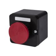 Пост кнопочный ПКЕ 212-1 У3, красный гриб с фиксацией, IP40 TDM