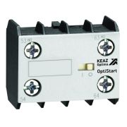KEAZ Блок контактный OptiStart K-MX-1011 фронтальный 1НО+1НЗ для мини-контакторов M
