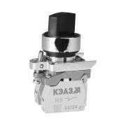 KEAZ Переключатель КПЕ1511РС-черный-1но+1нз-ручка-фикс-2поз-IP54-КЭАЗ