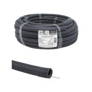 Труба гофрированная ПВХ d 32 с зондом (50 м) легкая Народная