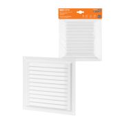 Решетка металл. 200х200, белая, с покрытием полимерной эмалью, TDM