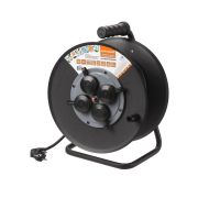 Удлинитель силовой УХз16-004 (метал. катушка, А3, 4 места IP44/30 м КГ 3500 Вт) Народный УС1-43128