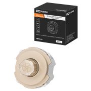 Диммер для вентилятора (RL, 500Вт) поворотный шампань, «Байкал» TDM