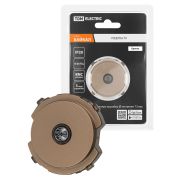 Розетка TV проходная бронза,«Байкал» TDM