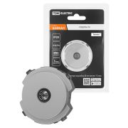 Розетка TV проходная платина, «Байкал» TDM