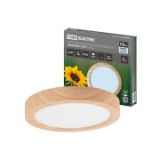 Светильник накладной светодиодный круг «Даунлайт» СПО (сосна) 18 Вт 225*32 мм 4000К TDM