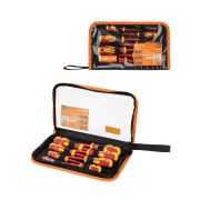 Набор диэлектрических отверток №3, тканевый пенал, 8 предметов, 1000 В, «ПрофиЭлектрик» TDM