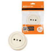 Розетка 2П открытой установки IP20 10А сл. кость «Ретро» TDM