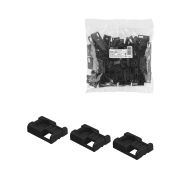 Площадка под хомуты для прямого монтажа (100 шт.) черная TDM