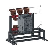 KEAZ Блок замены автоматического выключателя-АВМ10СВ/НВ-OptiMat A-800-S1-3P-50-D-MR5.2-B-C2200-M2-P05-S2-06