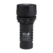 KEAZ Зуммер с пульсирующим сигналом OptiSignal Compact D22 C7-B-B2F черный 24 В AC/DC