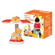 Светильник Дружок настол/часы 220В, 11Вт, G23, оранжевыйTDM