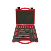 KEAZ Набор электрика диэлектрический 1000В, 1/4, 18 пр., VDE, SHTOK. 07305