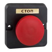 KEAZ Пост кнопочный ПКЕ 122-1-У2-IP54-КЭАЗ (красный гриб)